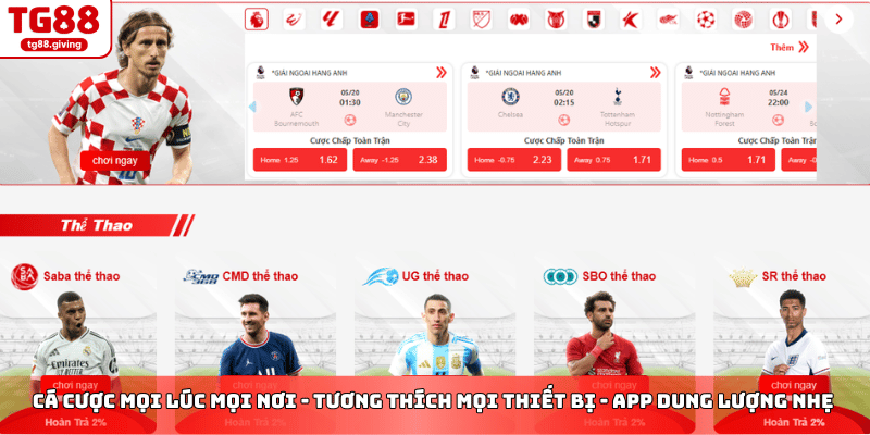 chơi đa nền tảng và địa chỉ tg88