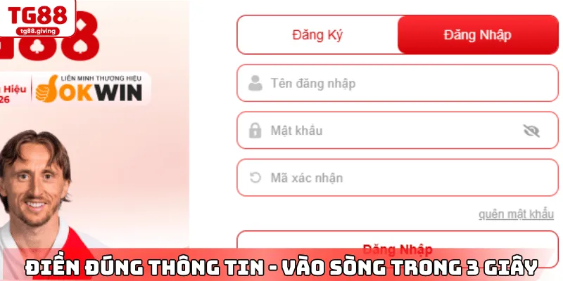 hướng dẫn các bước đăng nhập tg88 chi tiết