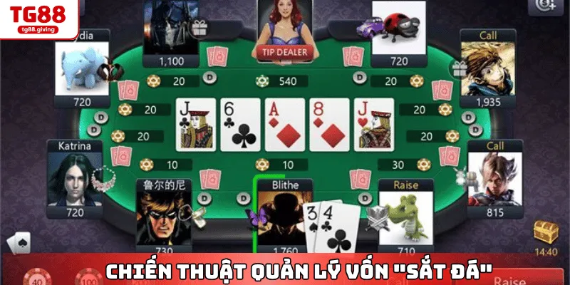 quản lý vốn cược game bài thông minh tg88
