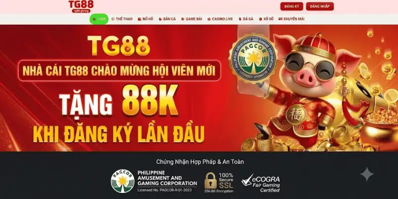 đánh giá nhà cái tg88 có uy tín không